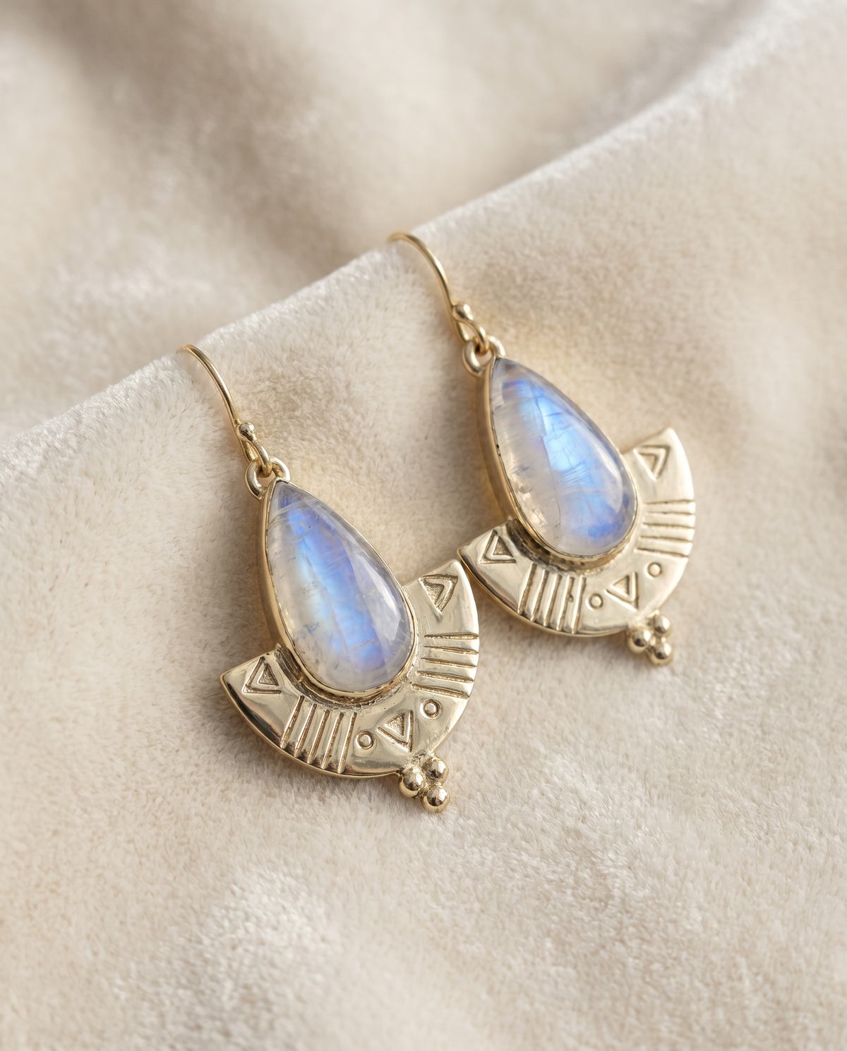 Asha Moonstone Earrings