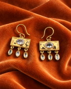 Sora Blue Topaz Earrings