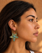 Nova Abalone Star Earrings