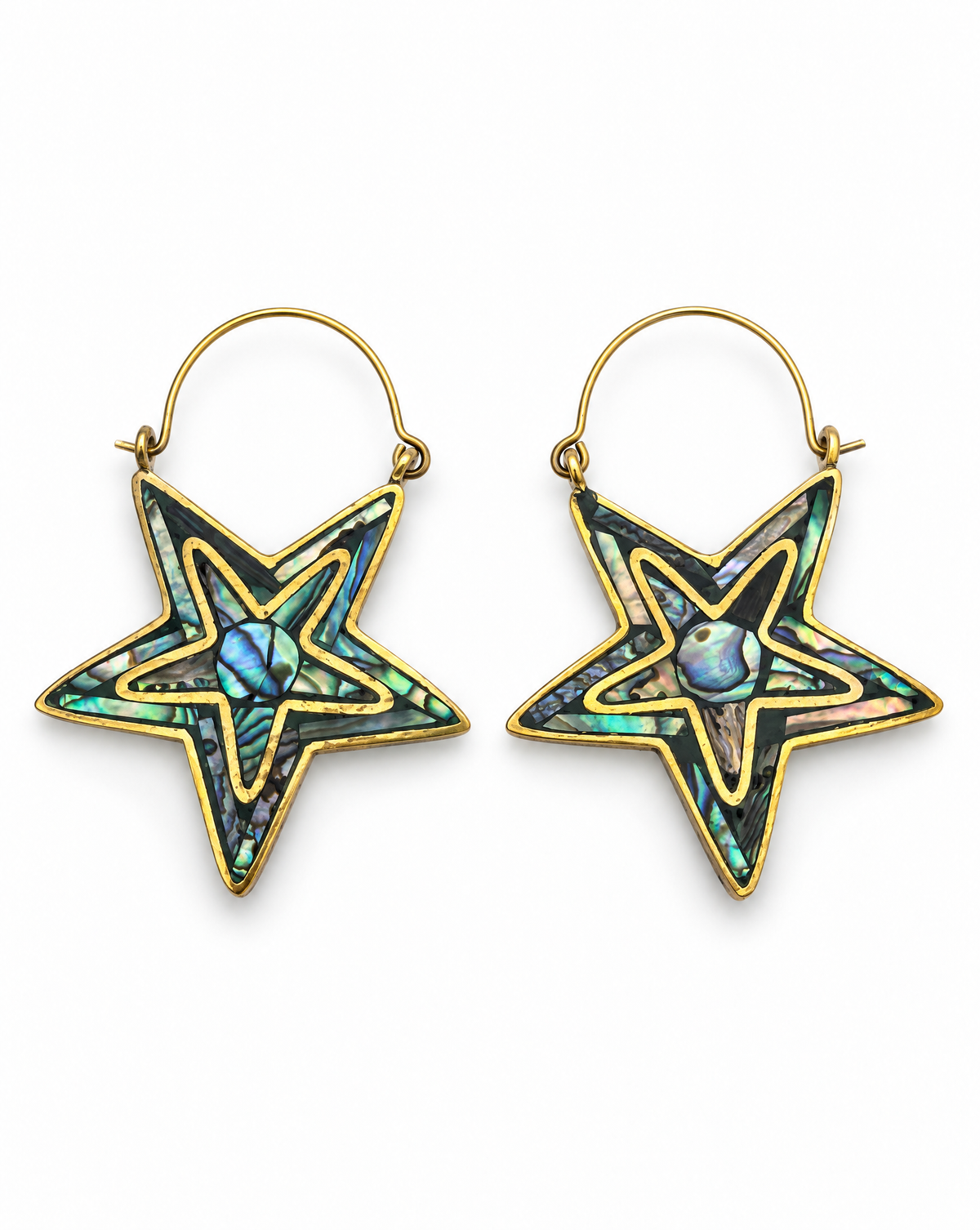 Nova Abalone Star Earrings
