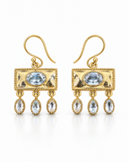 Sora Blue Topaz Earrings