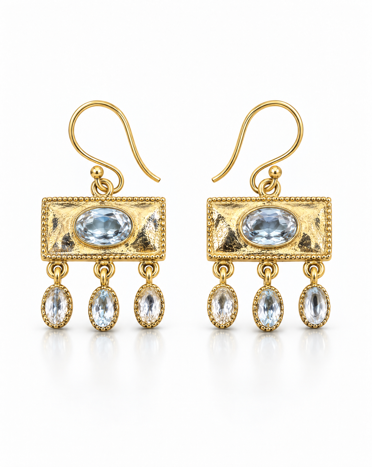 Sora Blue Topaz Earrings