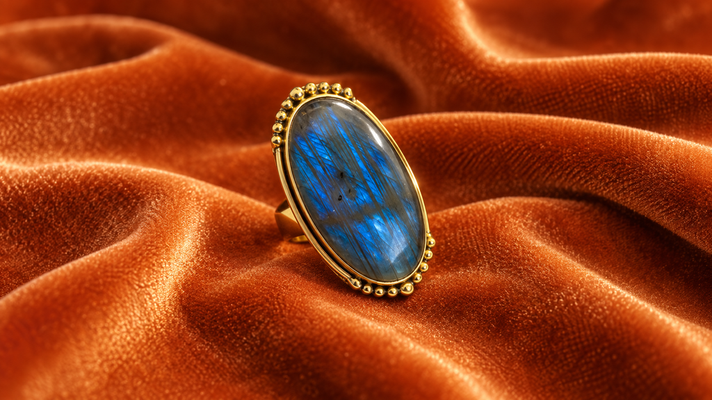 The Astra Labradorite Ring