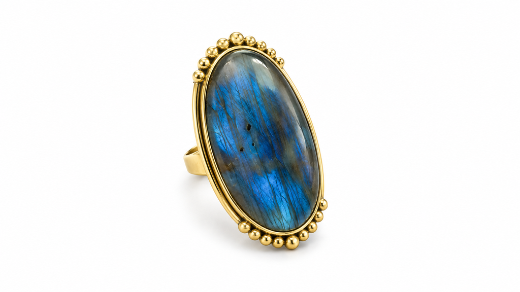 The Astra Labradorite Ring