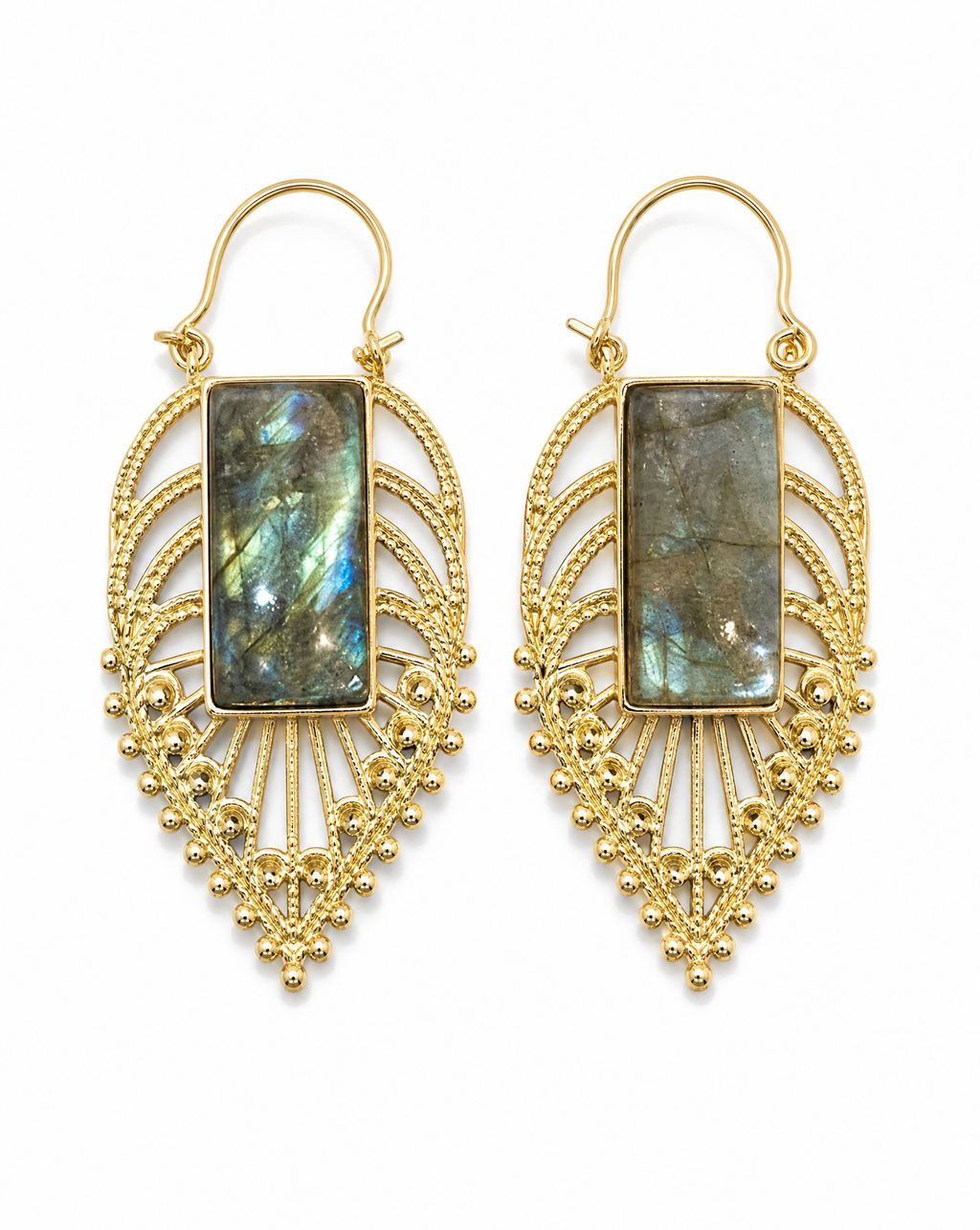 Vanya Labradorite Drop Earrings