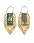 Vanya Labradorite Drop Earrings