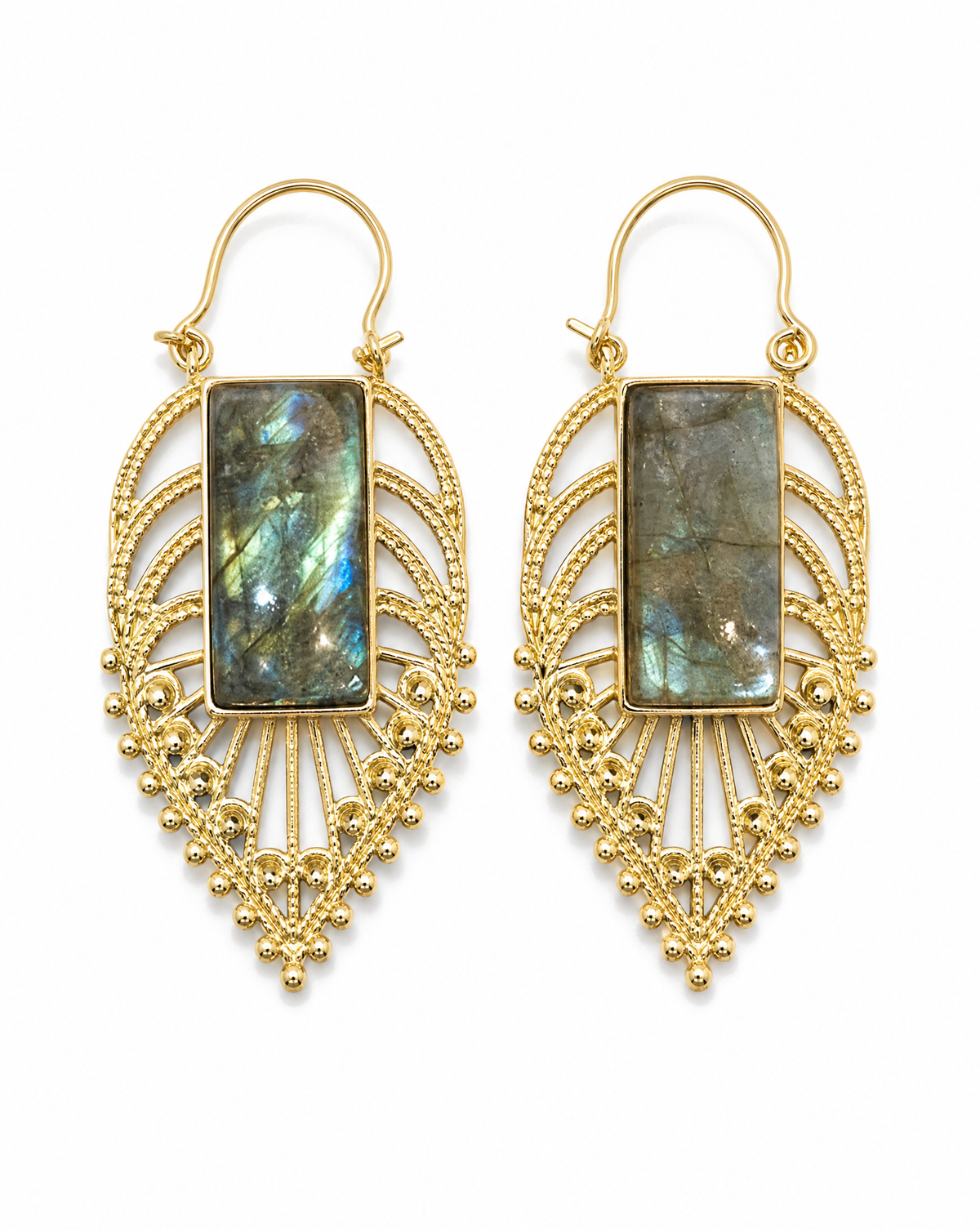 Vanya Labradorite Drop Earrings