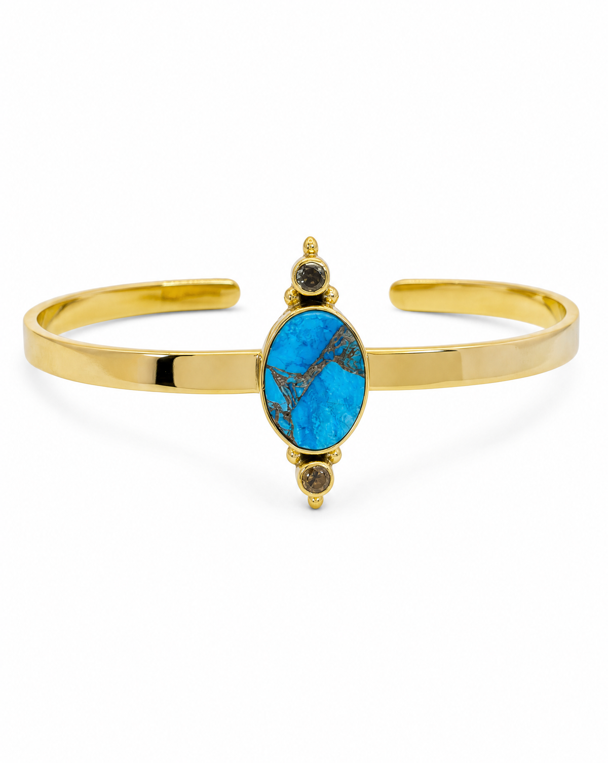 Azra Turquoise & Citrine Bangle