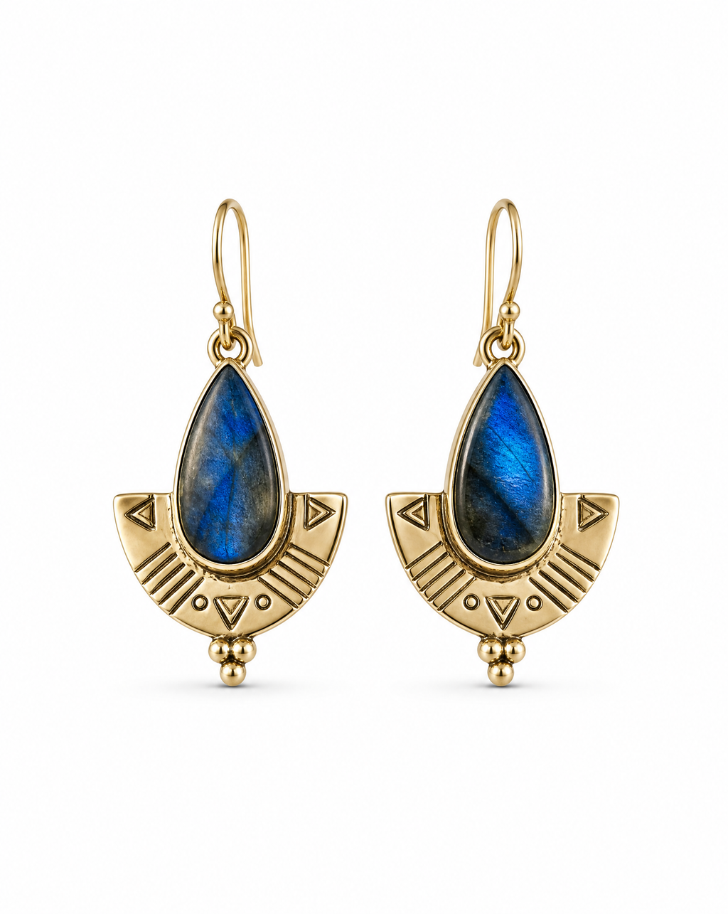 Asha Labradorite Earrings