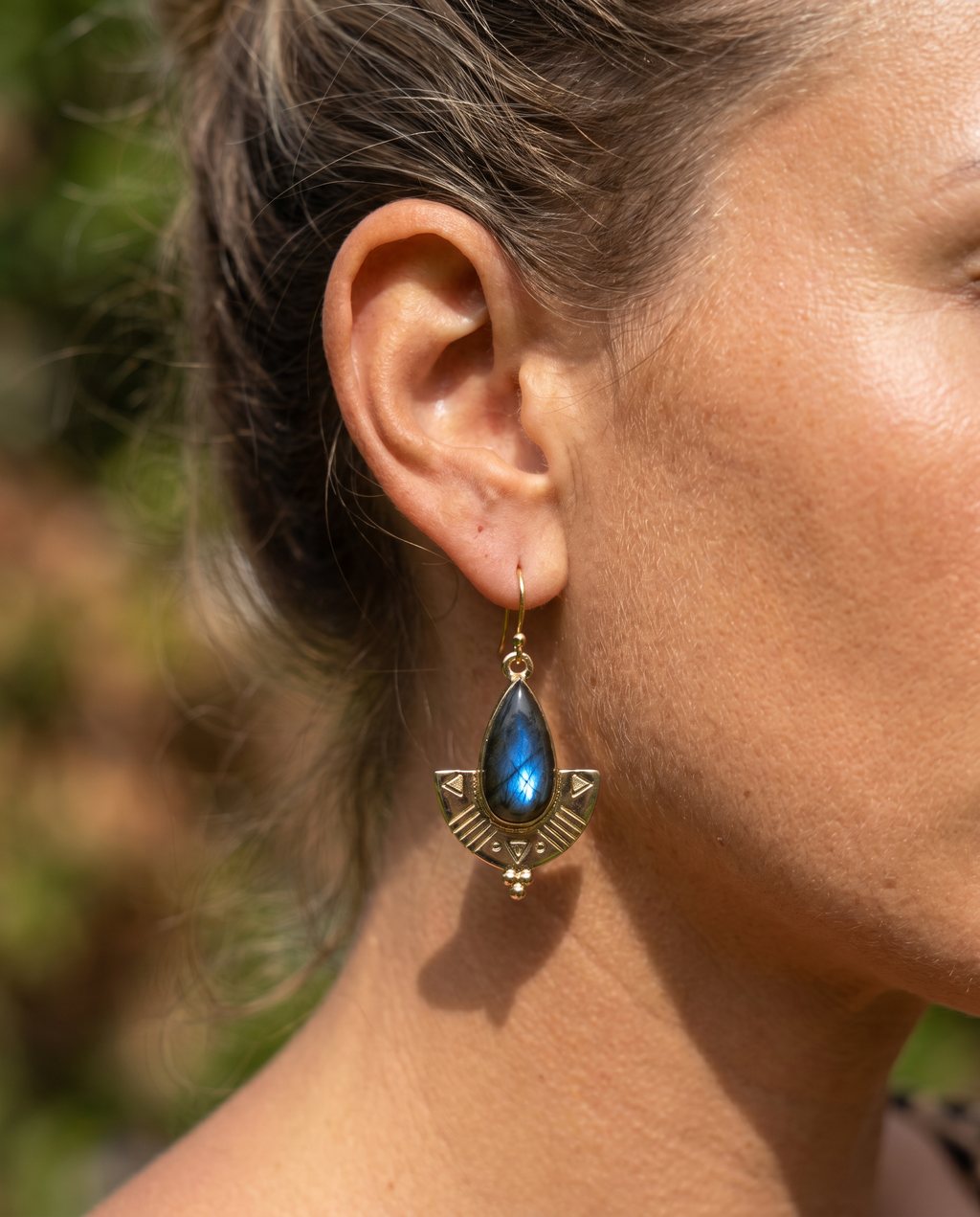 Asha Labradorite Earrings