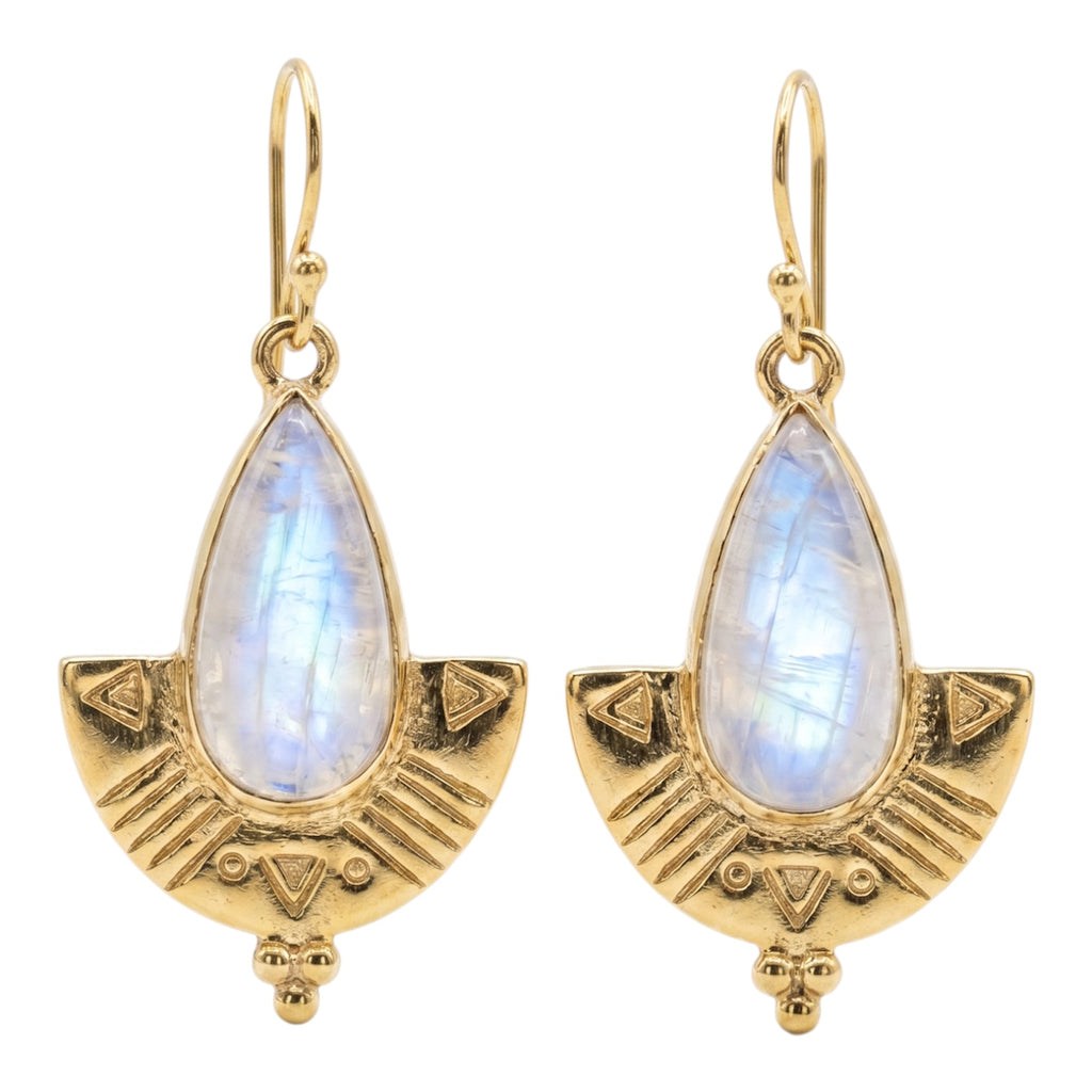 Asha Moonstone Earrings