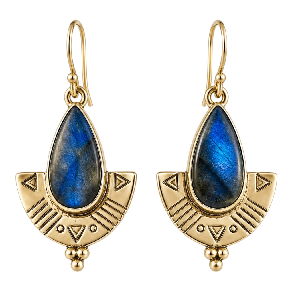 Asha Labradorite Earrings
